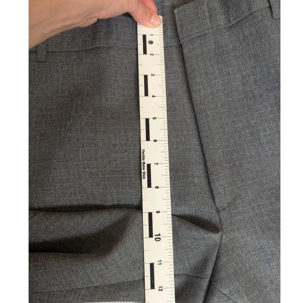Vintage Levis Action Slacks Mens 35x32.5 Gray Dress Pants Trousers Straight Leg
